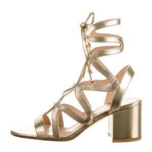 Gianvito Rossi Leather Gladiator Sandals